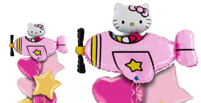 Hello Kitty Plane Balloon