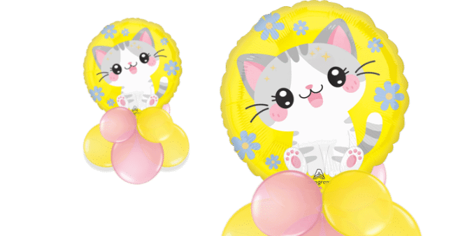 Kawaii Kitty Balloon