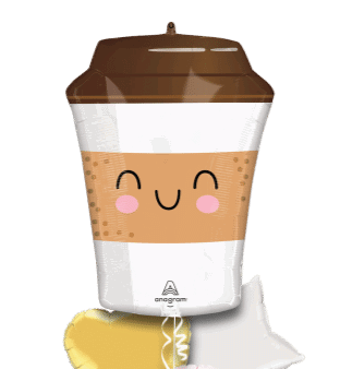 Sippy Friends Boba Coffee Balloon