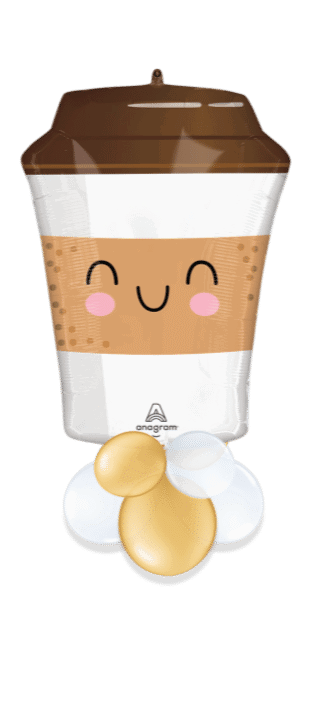 Sippy Friends Boba Coffee Balloon