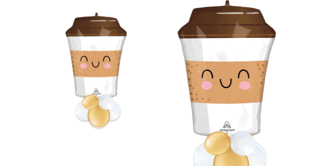 Sippy Friends Boba Coffee Balloon