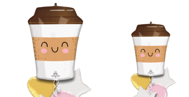 Sippy Friends Boba Coffee Balloon
