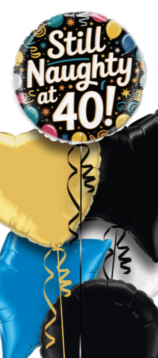 Naughty 40 Balloon