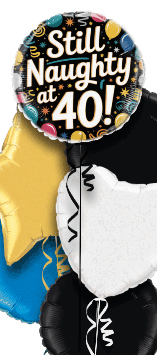Naughty 40 Balloon