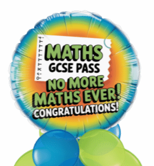 Maths Pass Balloon