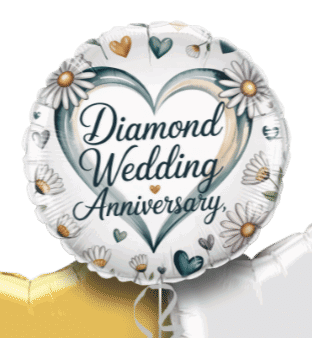 Diamond 60th Anniversary Balloon