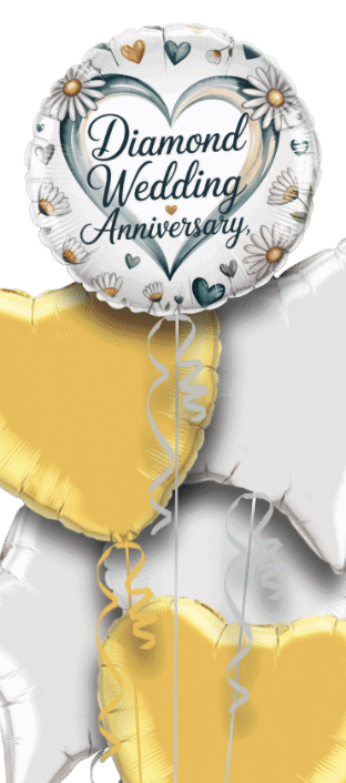 Diamond 60th Anniversary Balloon