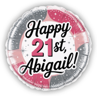 Birthday Silver and Pink Elegance