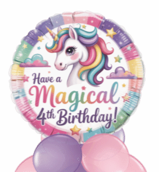 4th Birthday Balloon