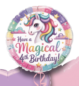 4th Birthday Balloon
