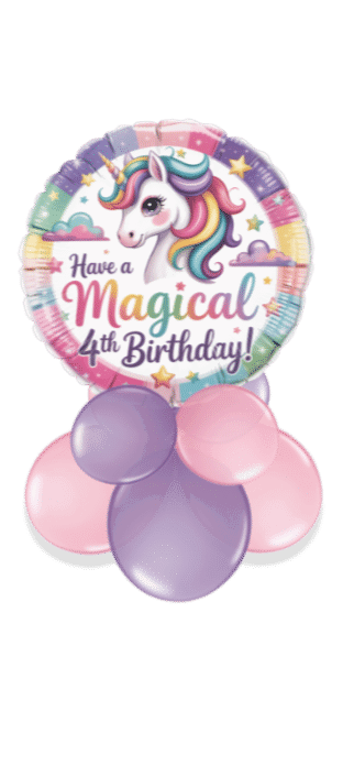4th Birthday Balloon