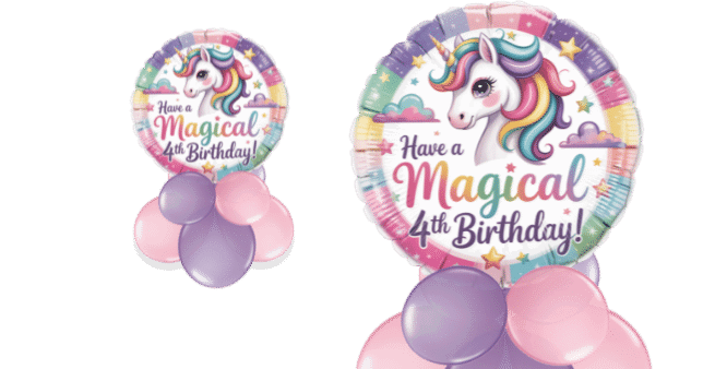 4th Birthday Balloon