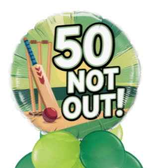 50 Not Out Balloon