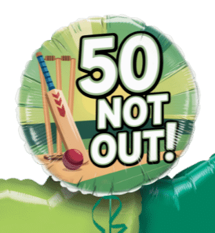 50 Not Out Balloon