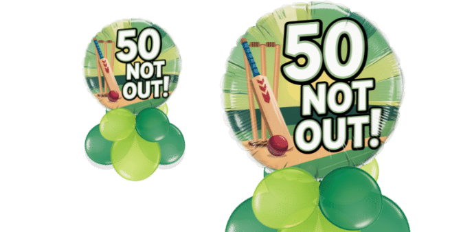 50 Not Out Balloon