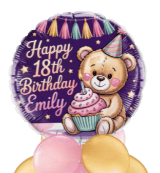 Birthday Bear Balloon