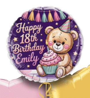 Birthday Bear Balloon