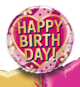 Birthday Heart Balloon
