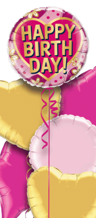 Birthday Heart Balloon