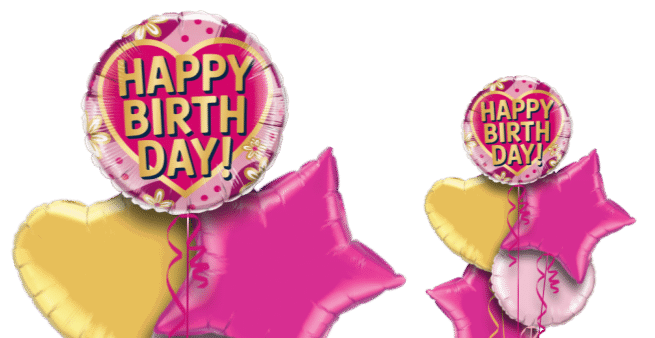 Birthday Heart Balloon
