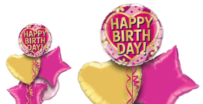 Birthday Heart Balloon