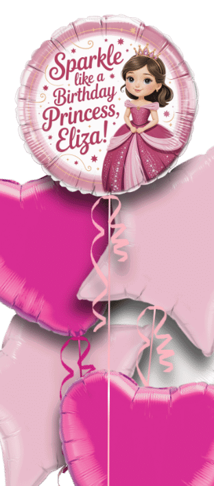 Sparkle Birthday Princess Balloon