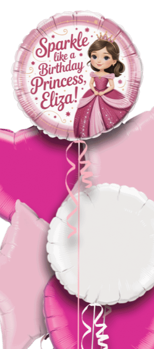 Sparkle Birthday Princess Balloon