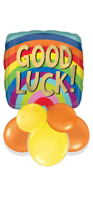 Good Luck Rainbow Balloon