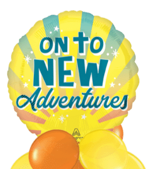 On To New Adventures Balloon