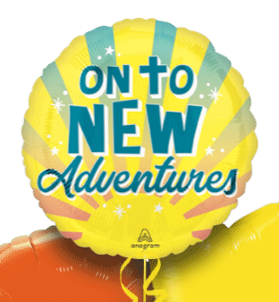 On To New Adventures Balloon