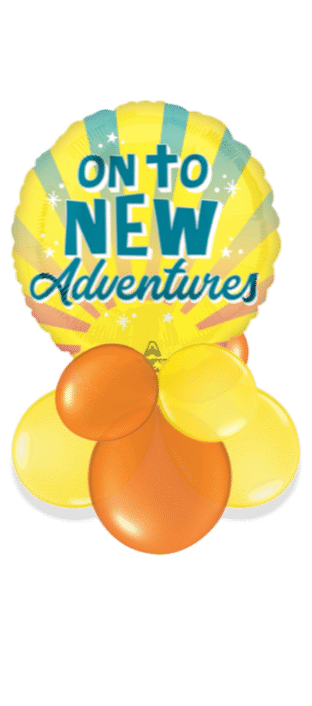 On To New Adventures Balloon