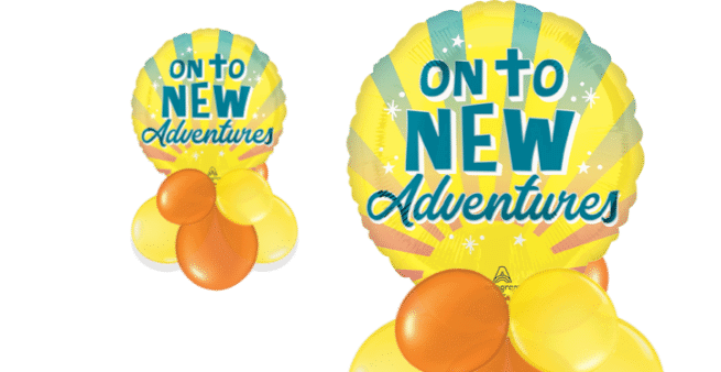 On To New Adventures Balloon
