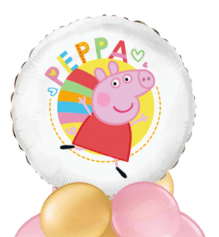 Peppa Pig Bright White Balloon