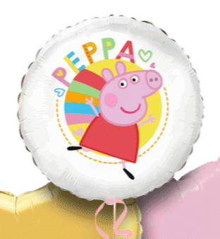 Peppa Pig Bright White Balloon