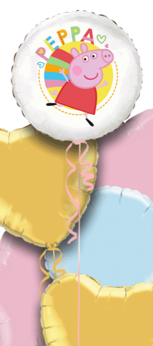Peppa Pig Bright White Balloon