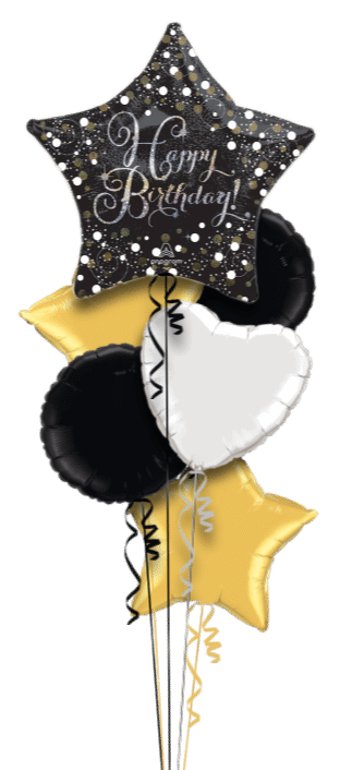 Jumbo Sparkle Birthday Star Balloon