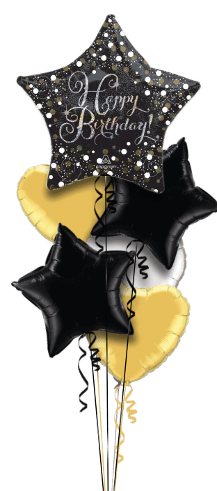 Jumbo Sparkle Birthday Star Balloon