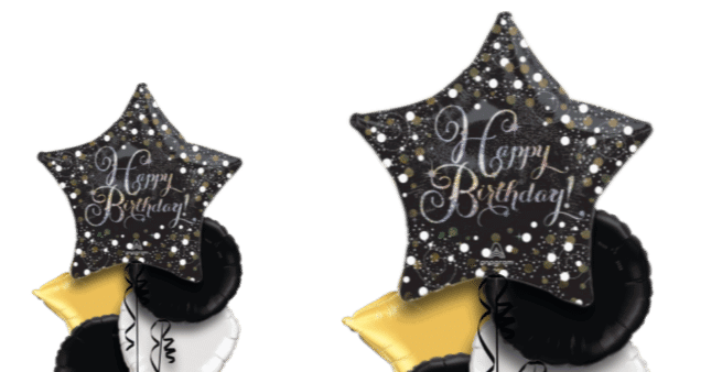 Jumbo Sparkle Birthday Star Balloon