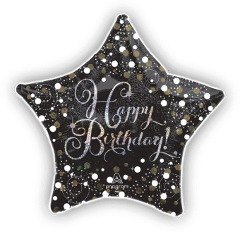Jumbo Sparkle Birthday Star