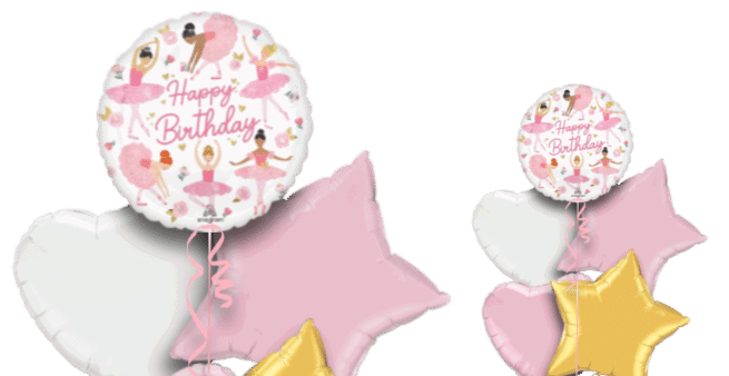 Birthday Ballerinas  Balloon