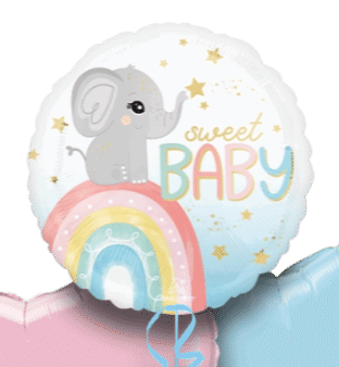 Sweet Baby Ele Balloon