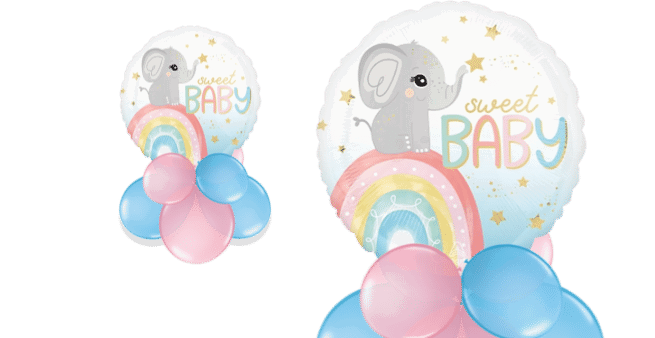 Sweet Baby Ele Balloon
