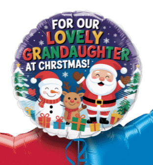 Xmas Granddaughter Balloon