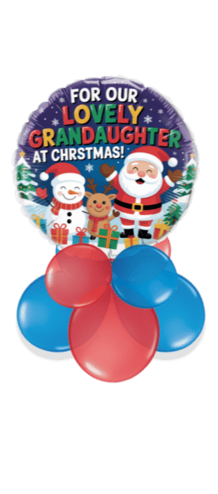 Xmas Granddaughter Balloon
