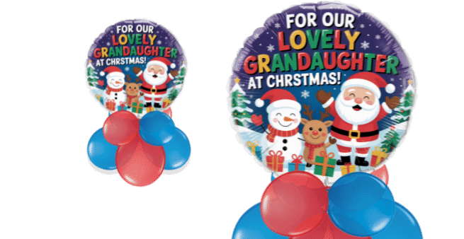 Xmas Granddaughter Balloon