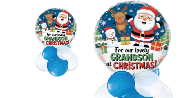 Xmas Grandson Balloon