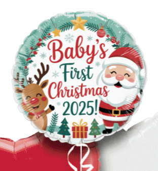 Babys 1st Christmas Balloon