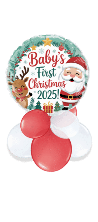 Babys 1st Christmas Balloon