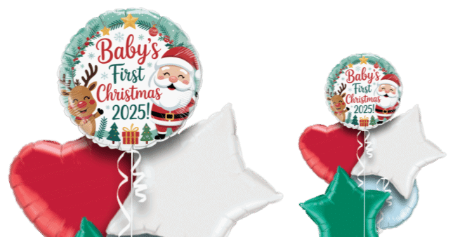 Babys 1st Christmas Balloon