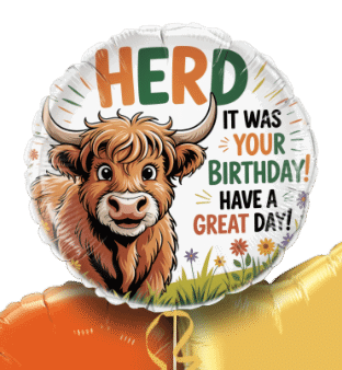 Highland Cow Balloon
